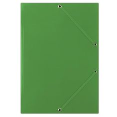 Donau Dosky s gumičkou "Standard", zelené, kartón, A4, FEP06G