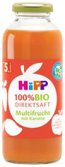 HiPP 100 % BIO JUICE Ovocná šťava s karotkou, 6 x 330 ml, od uk. 4.měsíce