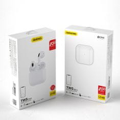 U14B TWS bezdrôtové slúchadlá, biele