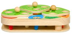Lucy&Leo 261 Chytanie húsenice – drevená motorická stolová hra s magnetmi