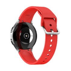 BStrap Silicone remienok na Samsung Galaxy Watch 4 / 5 / 5 Pro / 6, red