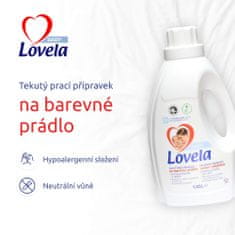 Lovela Baby tekutý prací prípravok na farebnú bielizeň 1,45 l / 16 pracích dávok