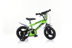 Dino bikes Detský bicykel 412UL-R88 zelené 12