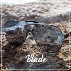 Verdster Slnečné okuliare Blade Jednoliate šedé sklíčka strieborné univerzálne