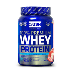 USN  100% Whey Protein Premium 908 g jahoda so smotanou