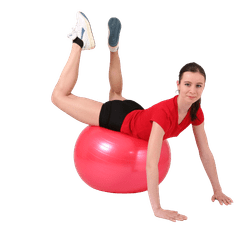  Gymnastická relaxačná lopta gym ball 75 cm modrá