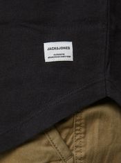 Jack&Jones Čierne basic tričko Jack & Jones S