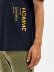 Selected Homme Tmavomodré tričko Selected Homme Relax S