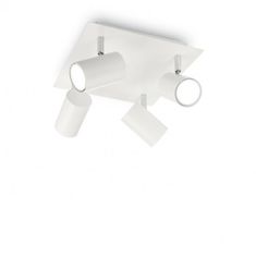 Ideal Lux Bodové stropné svietidlo Ideal Lux Spot PL4 bianco 156774 4x50W biele