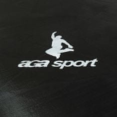 Aga Sport Pro Trampolína 366 cm Svetlo zelená + ochranná sieť + rebrík