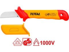 Total Elektrikársky nôž na káble, 50x180mm, industrial