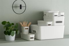 SMARTSTORE Úložný box "Compact Slim", biely, plast, 1,3 l, 11210