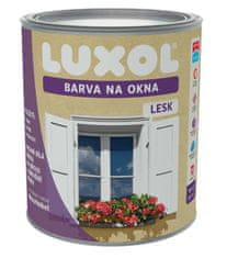 DULUX Luxol farba na okná, Lesk biela, 0,75L