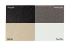 Axis Granitový dřez s excentrem Mojito 570E Barvy: černá, bílá, kávová a šedá - Pure white