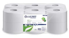 Lucart Professional Toaletní papír "Eco", bílý, 120 m, průměr 19 cm, 2 vrstvý, 812200