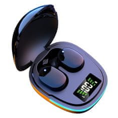 Bezdrôtové slúchadlá do uší G9S tws bluetooth 5.0 na prevádzku 200 mAh ovládanie hudby, redukcia hluku čierna