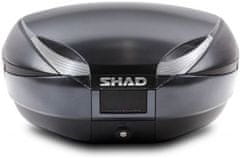 SHAD vrchný kufor SH48 Premium Smart tmavo šedý/carbon s opierkou