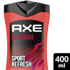 Axe Recharge sprchový gél pre mužov 400 ml