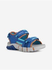 Geox Modré chlapčenské sandále Geox Dynomix 36