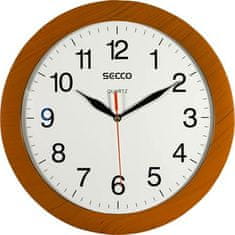 Secco Nástenné hodiny, vzor drevo, 30 cm, S TS6046-97