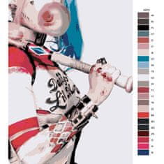 Malujsi Maľovanie podľa čísel - Harley Quinn 02 - 60x80 cm, bez dreveného rámu