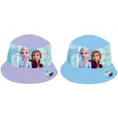 Dievčenský klobúk Ľadové kráľovstvo - Anna a Elsa 52 Modrá