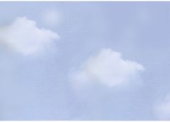 Gekkofix fólie na sklo 10275 Oblaky - šírka 45 cm