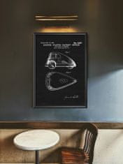 Vintage Posteria Plagát do izby Plagát do izby Patent na trojkolesové vozidlo A3 - 29,7x42 cm