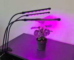 Gardlov  19242 LED Lampička na pestovanie rastlín 20 LED 3 panely 20W