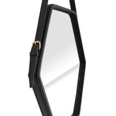 HOMEDE Nástenné zrkadlo Ebi čierne, velikost 54x47,5x3