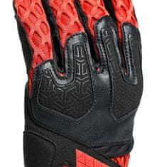 Dainese AIR-MAZE UNISEX ľahké letné rukavice čierne/červené-veľkosť XXS