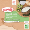 Babybio desiata s kokosovým mliekom - kivi a banán 4x85 g