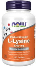 NOW Foods L-Lyzín (L-lyzín), 1000 mg, 100 tabliet