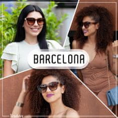 Verdster Dámske slnečné okuliare Barcelona Hranaté hnedá sklíčka hnedá univerzálna