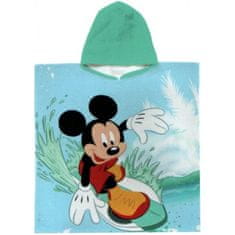 Himatsingka Europe Chlapčenské plážové pončo - osuška s kapucňou Disney - Mickey Mouse