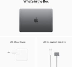 Apple MacBook Air 13, M2 8-core, 16GB, 512GB, 8-core GPU, vesmírně šedá (M2, 2022) (Z15S000Q7)