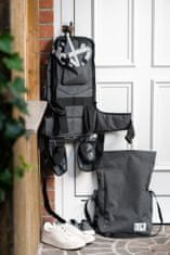 Homb Rodičovský batoh s nosičom na chrbát svetlo šedý