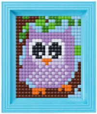 Pixelhobby Diamantová maľba s rámom - Veľká sova