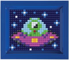 Pixelhobby Diamantová maľba s rámom - Vesmírna loď