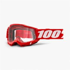 100% okuliare ACCURI 2 Neon Red clear