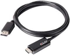 Club 3D kábel DisplayPort 1.4 na HDMI 2.0b (M/M), 2m, aktivní
