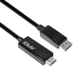 Club 3D kábel DisplayPort 1.4 na HDMI 2.0b (M/M), 2m, aktivní