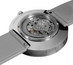 Náramkové hodinky J Series Automatic Mechanical Skeleton Black