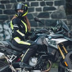 W-TEC Dámska moto bunda Brandon Lady Farba čierna-fluo žltá, Veľkosť XS