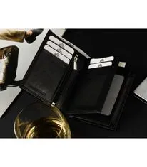 Alessandro Paoli K79 Pánska kožená peňaženka čierna