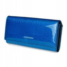 Alessandro Paoli G55 Dámska kožená peňaženka modrá