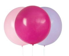 Unique Balóny veľké ružovo-fialové 60cm
