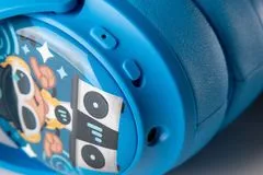 BuddyPhones Cosmos+ detské bluetooth slúchadlá s odnímateľným mikrofónom, svetlo modrá