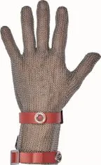 Oceľová obojručná rukavica Bátmetall 171320 s chráničom predlaktia, dĺžka 7,5 cm
