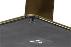 STEMA Dvojitá kovová stolová podnož SH-3003-1/G, nehrdzavejúca oceľ zlatej farby, 70x40x72,5 cm, pre domácnosť, hotel a reštauráciu
